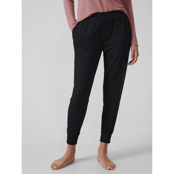 ATHLETA 983111002 Women's Sz Small Black Wind Down Sleep Jogger Pants $54 - Picture 8 of 9